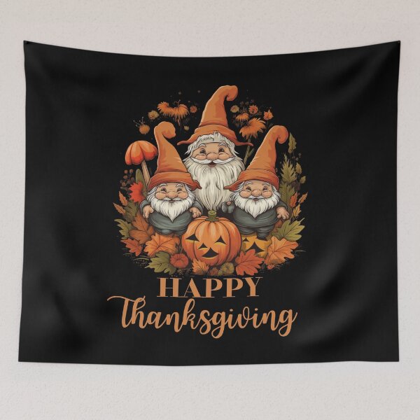 Item preview, Gnomes Happy Thanksgiving Day Fall Autumn Gnome Lover  designed and sold by ArtFromBeyond.
