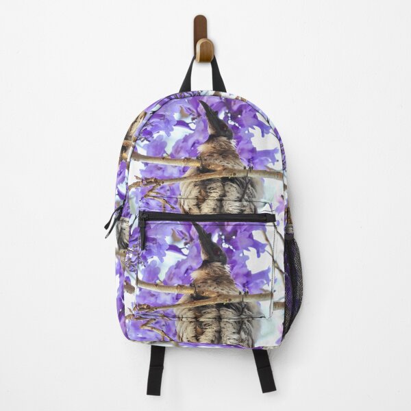 Item preview, Noisy Friarbird in Purple Flowers designed and sold by Mark Grimsley.