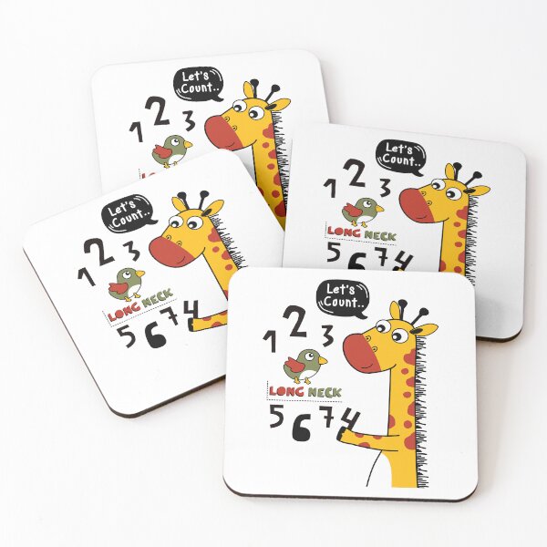 Item preview, funny giraffe and bird, cartoon giraffe and bird, funny giraffe with little bird designed and sold by GreyStanzione1.