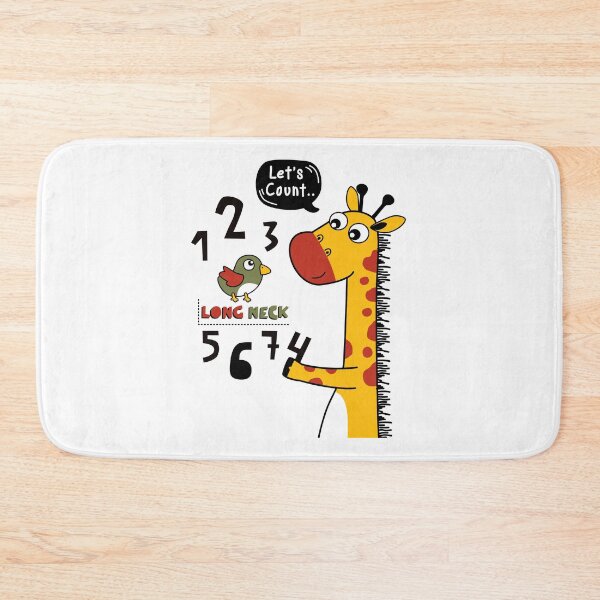 Item preview, funny giraffe and bird, cartoon giraffe and bird, funny giraffe with little bird designed and sold by GreyStanzione1.