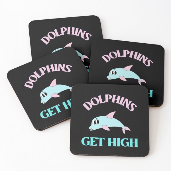 Item preview, Dolphins Get High Animal Facts T-Shirt Fun Trivia Education designed and sold by StudioTVDinners.