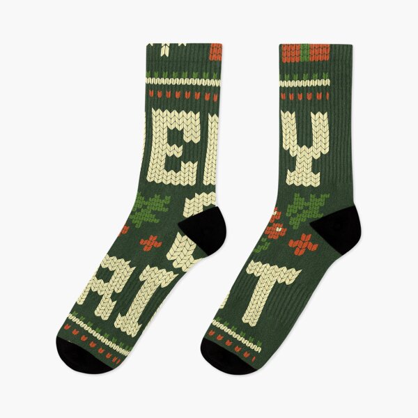 Artikelvorschau, Weihnachtliches Strickdesign mit festlichen Mustern und Geschenken entworfen und verkauft von letter4nico.