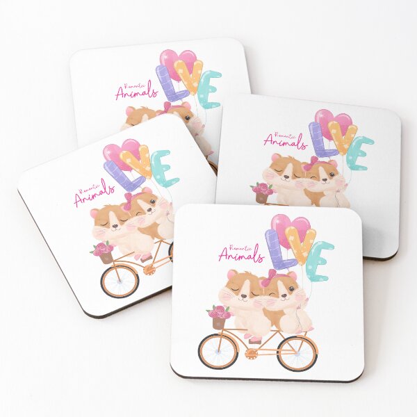 Item preview, Couple squirrel riding bicycle, cute squirrel riding bicycle, romantic squirrel with love designed and sold by GreyStanzione1.