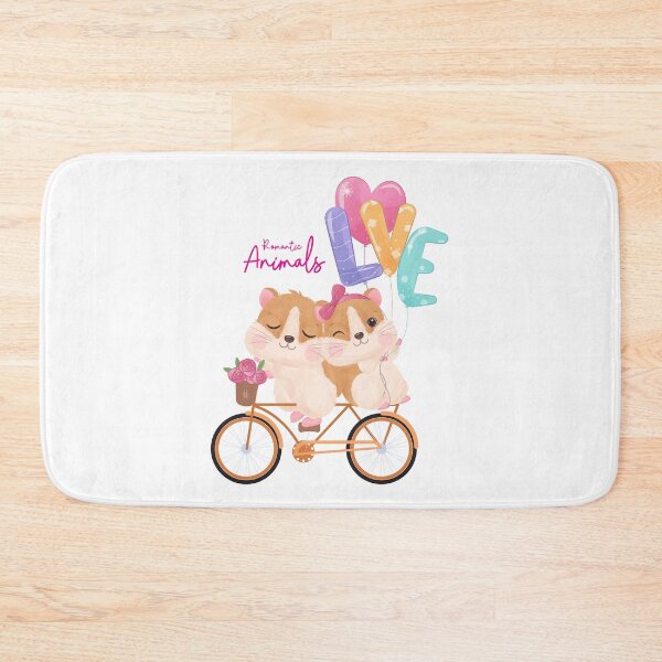 Item preview, Couple squirrel riding bicycle, cute squirrel riding bicycle, romantic squirrel with love designed and sold by GreyStanzione1.