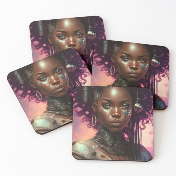 Item preview, Afrofuturism Art designed and sold by MidJourneymen.