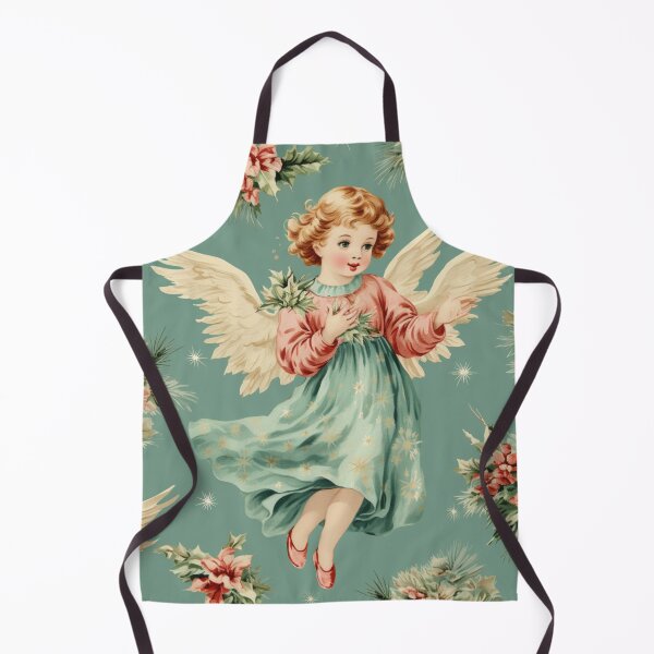 Item preview, Vintage Painting of a Child Angel on Dusty Mint Background designed and sold by AgathaZolastore.