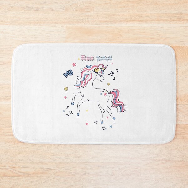 Item preview, beautiful unicorn listening to music, cartoon unicorn listening to music, unicorn listening to music designed and sold by GreyStanzione1.
