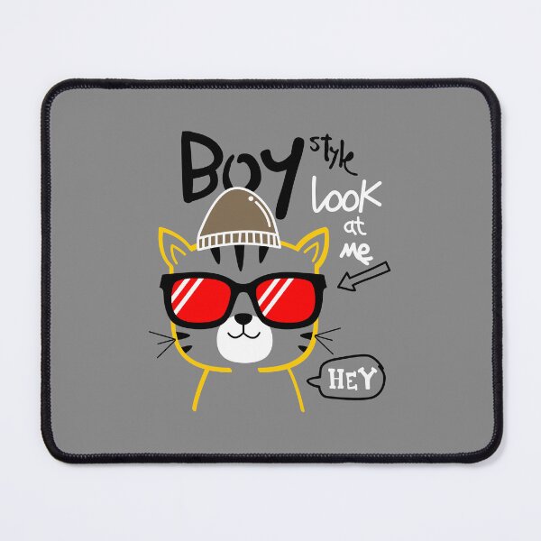 Item preview, cool cat boy sunglasses, style cat boy sunglasses, cool cat with sunglasses and hat designed and sold by GreyStanzione1.