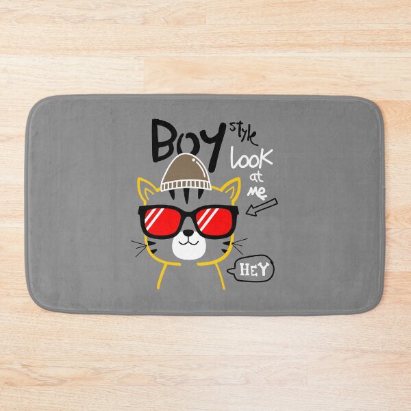 Item preview, cool cat boy sunglasses, style cat boy sunglasses, cool cat with sunglasses and hat designed and sold by GreyStanzione1.