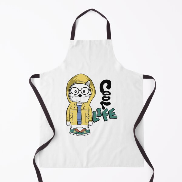 Item preview, cool cat jacket lifestyle, cool cat with yellow jacket, yellow jacket cat cool life designed and sold by GreyStanzione1.