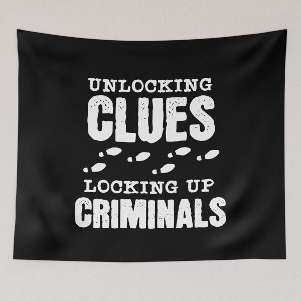 Item preview, Unlocking Clues Locking Up Criminals Criminologist Forensic science Criminology designed and sold by HosvPrint .s.