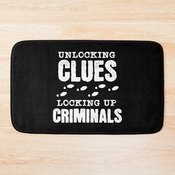 Item preview, Unlocking Clues Locking Up Criminals Criminologist Forensic science Criminology designed and sold by HosvPrint .s.