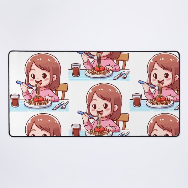 Item preview, Girl Eating Spaghetti - 1 designed and sold by Ruthrasankar.