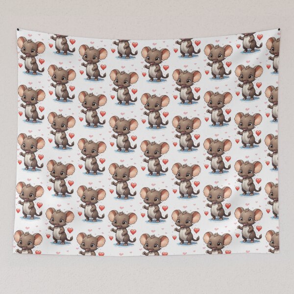Item preview, African Elephant Shrew - African Animals Series designed and sold by Afrologia.