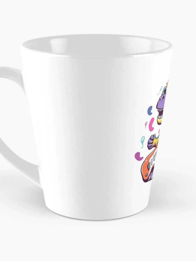Thumbnail 3 of 4, Coffee Mug, Rockin' Rex Riffs designed and sold by DenseColor.
