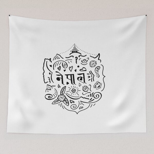 Item preview, Nepal Doodle Gift for Nepalese Nepal Nepali T-Shirt designed and sold by yatridesign.