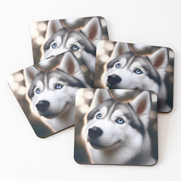 Item preview, Snowflakes and Smiles: Siberian Husky's Happy Wonderland designed and sold by Daniel Dudgeon.