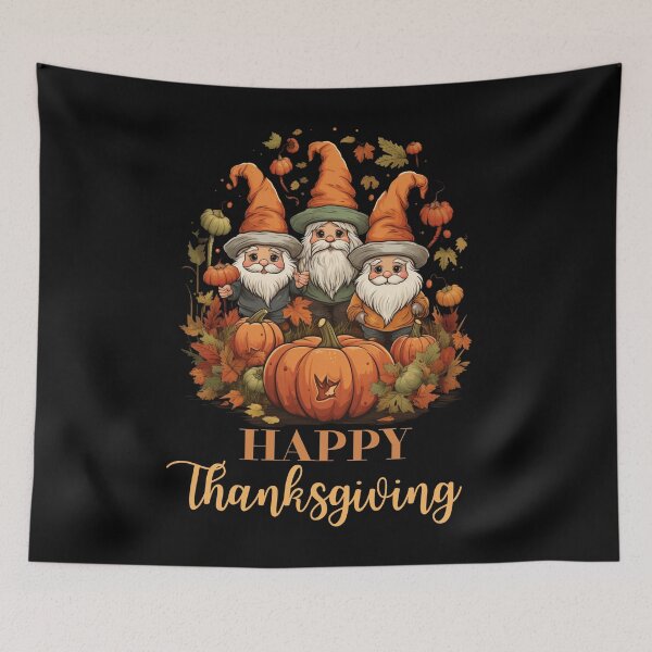 Item preview, Gnomes Happy Thanksgiving Day Fall Autumn Gnome Lover  designed and sold by ArtFromBeyond.