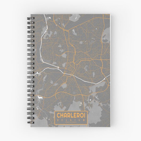 Item preview, Charleroi City Map of Belgium - Bauhaus designed and sold by deMAP.