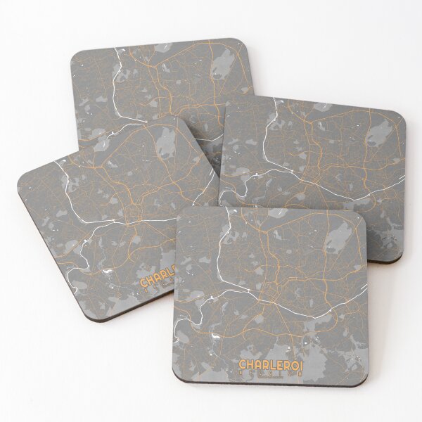 Item preview, Charleroi City Map of Belgium - Bauhaus designed and sold by deMAP.