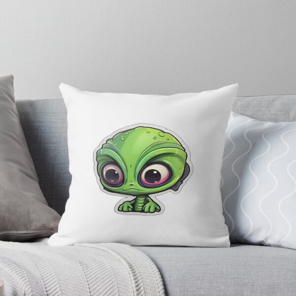 Item preview, Green Alien Sticker designed and sold by KeyDesignx.