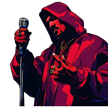 Artwork thumbnail, Rakim Rapper by Ragil-Studio