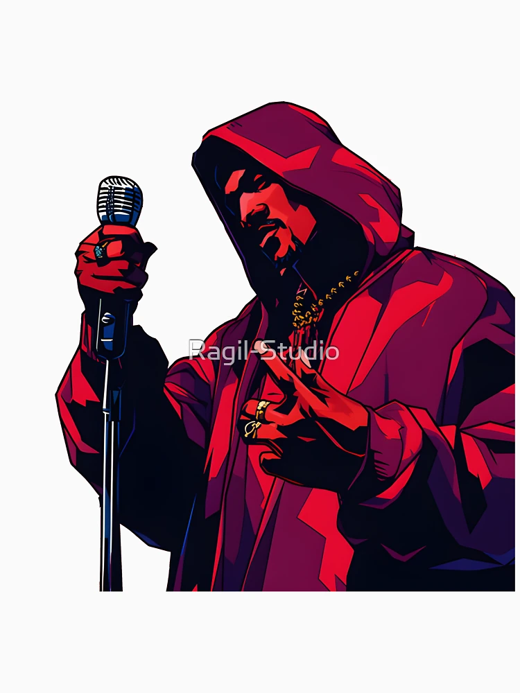 Thumbnail 6 of 6, Pullover Hoodie, Rakim Rapper designed and sold by Ragil-Studio.