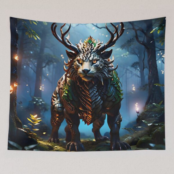 Item preview, Ultra-Realistic Thai Literature Animal Art - Garuda, Naga, Singha, and More! designed and sold by Best-Art-32.