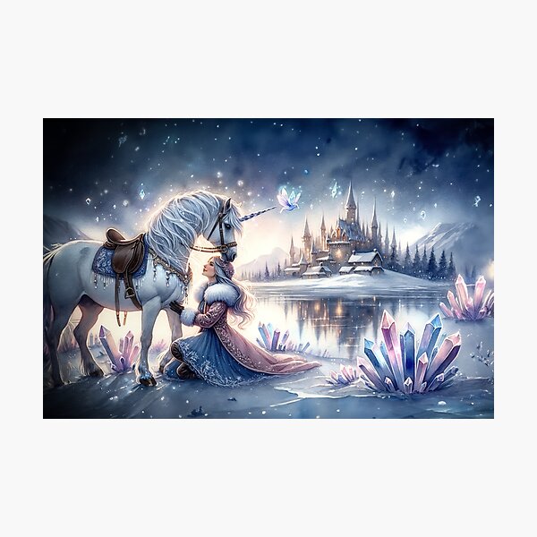 Item preview, Unicorn Whispers: An Enchanted Winter designed and sold by Ladyfyre.