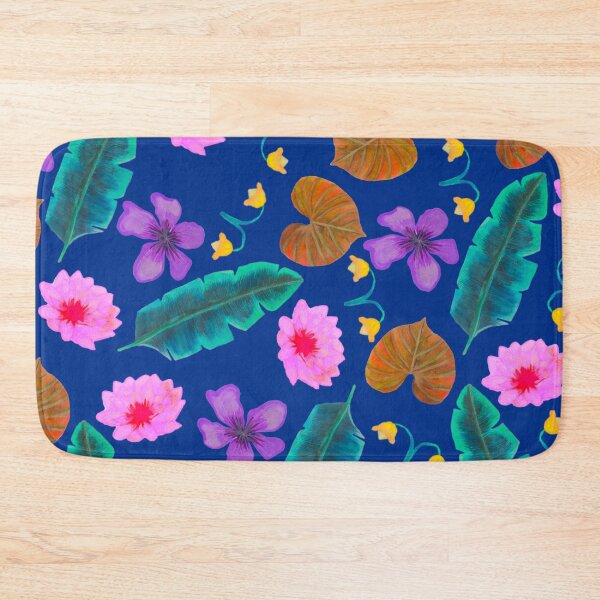 Item preview, Leaves with colorful flowers designed and sold by andrexart.