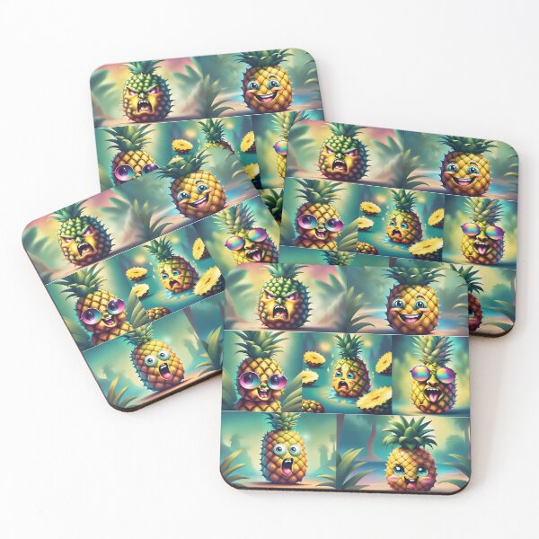 Item preview,  Different Characters of the Pineapple Family designed and sold by AriaMariaDesign.