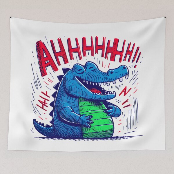 Item preview, Charming Chomper - Adorable Alligator designed and sold by Funky Land.
