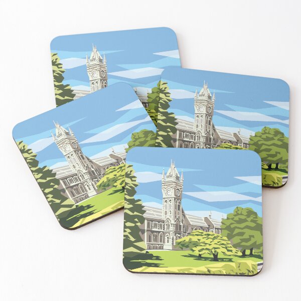 Item preview, University of Otago, clock tower designed and sold by Art by Ira.