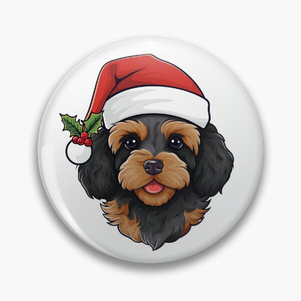 Item preview, Christmas Cavapoo Cavoodle -  Phantom, Black and Tan designed and sold by wotsthis.