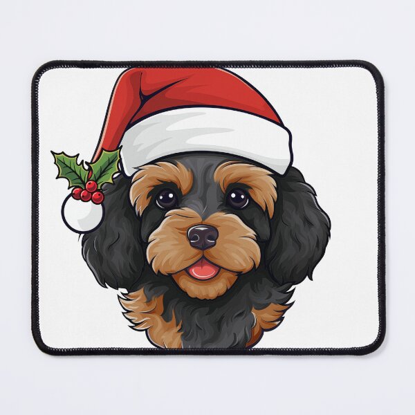 Item preview, Christmas Cavapoo Cavoodle -  Phantom, Black and Tan designed and sold by wotsthis.