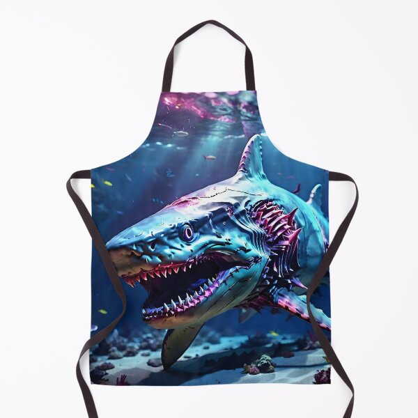 Item preview, Prehistoric Megalodon Illuminated by Fluorescent Colors  designed and sold by Best-Art-32.