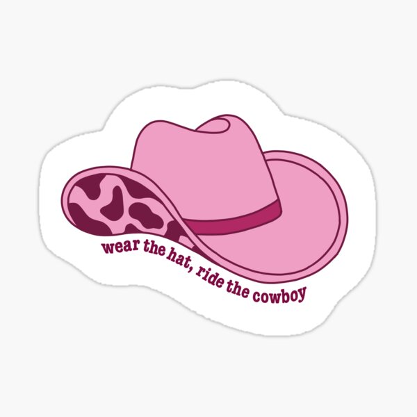 cowboy hat rule &quot; Sticker for Sale by gabbygalea | Redbubble