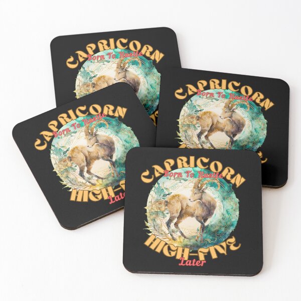 Item preview, Capricorn: Born To Hustle And High-Five Later. capricorn sign designed and sold by ZodiacWonders.