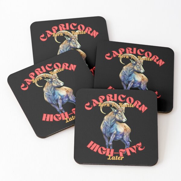 Item preview, Capricorn: Born To Hustle And High-Five Later. capricorn quotes designed and sold by ZodiacWonders.