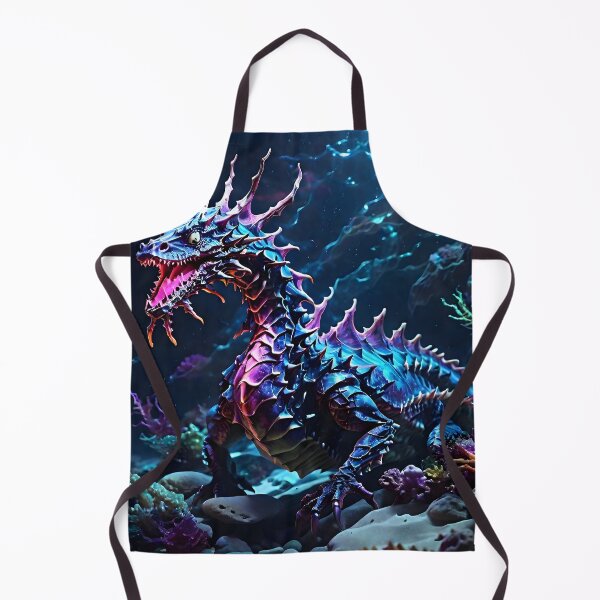Item preview, Mesmerizing Prehistoric Sea Dragon with Fluorescent Hue designed and sold by Best-Art-32.