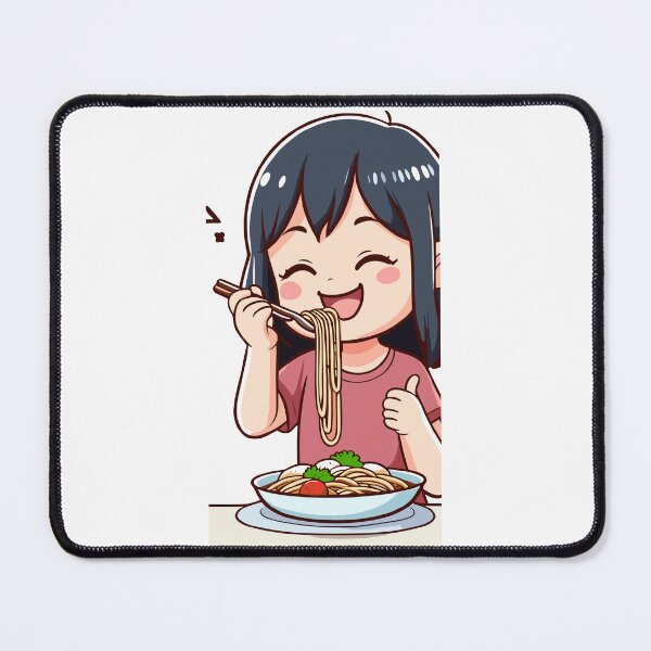 Item preview, Girl Eating Spaghetti - 3 designed and sold by Ruthrasankar.