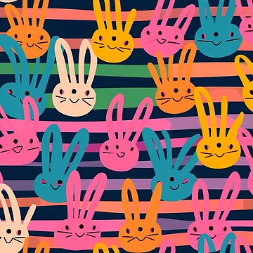 Artwork thumbnail, Hopping Patterns by BOSSPPDESIGN