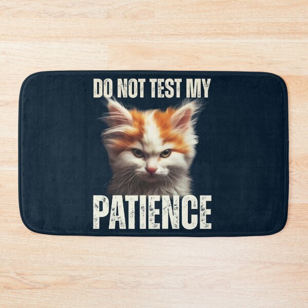 Item preview, Cute, but ANGRY Kitty on the verge of losing it, do not test my patience, transparent design designed and sold by Moe-Hagag.
