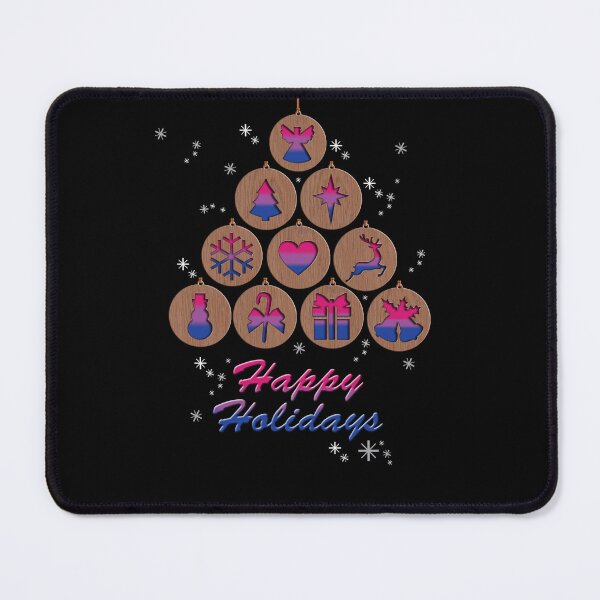 Item preview, LGBT Bisexual Pride Colors Happy Holidays designed and sold by TheirChoice.