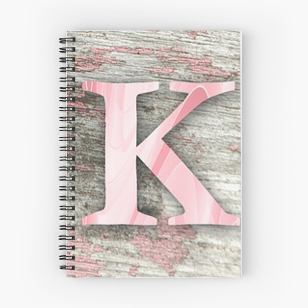Item preview, Letter K Pink Marble Wood designed and sold by W Designs.