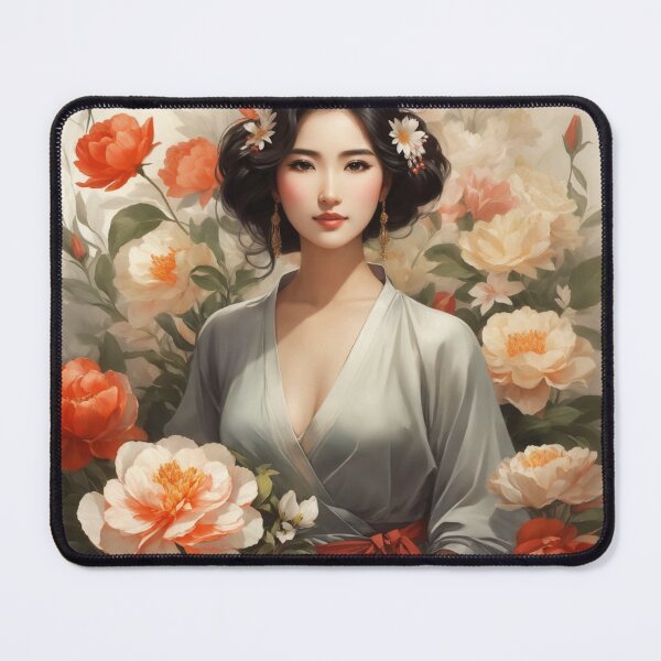 Item preview, Chinese woman flowers designed and sold by PeterThanakrit.