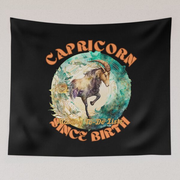 Item preview, Capricorn: Making To-Do Lists Since Birth. sea goat designed and sold by ZodiacWonders.