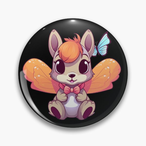 Item preview, Cute Baby Squirrel with Wings (Black) designed and sold by vasetti-press.
