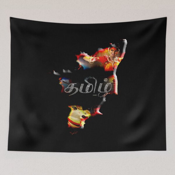 Item preview, tamil, tamilnadu map designed and sold by creativerooney.