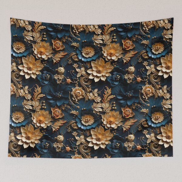 Item preview, Golden Thai Temple Blossoms: Timeless Elegance designed and sold by Laerguldir.